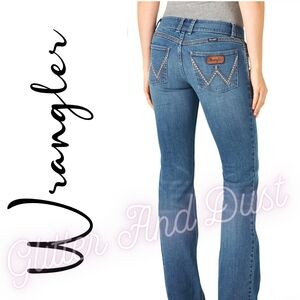 Wrangler Retro Sadie Rhinestone Pocket Jeans